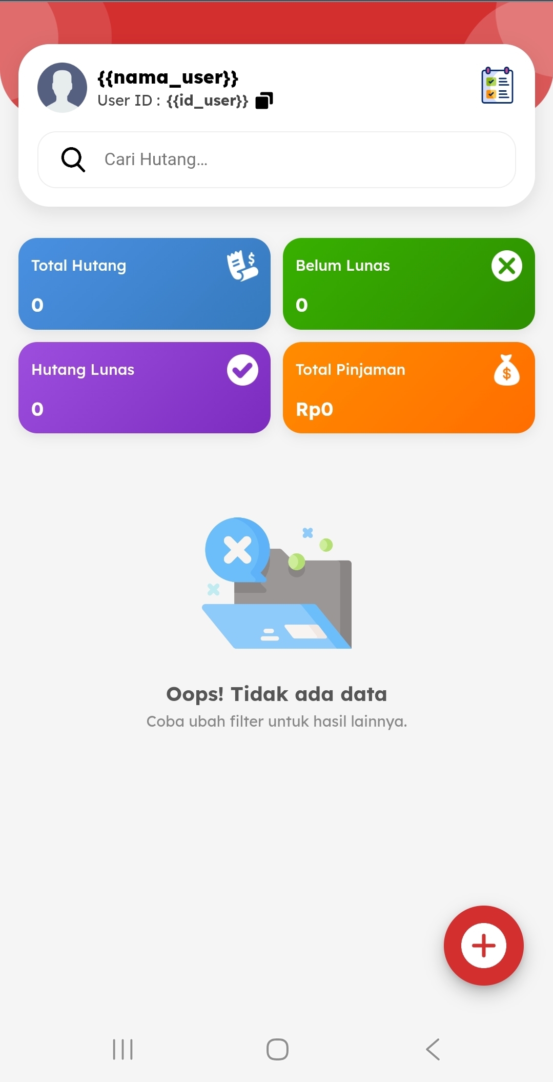 Script Catat Hutang - Keren