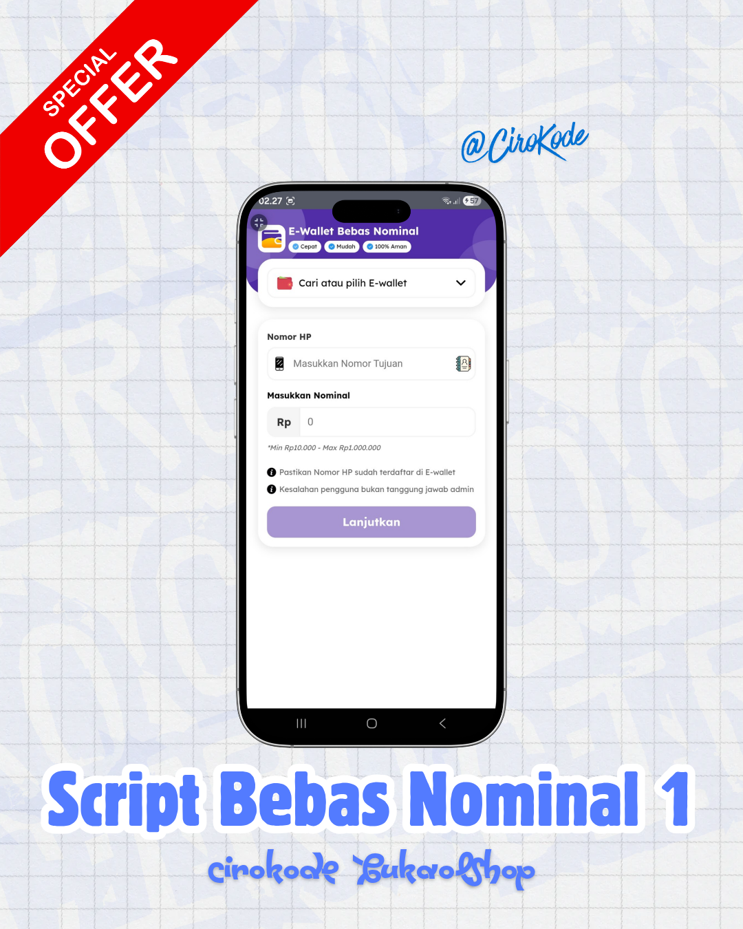 Script Bebas Nominal Vol.1