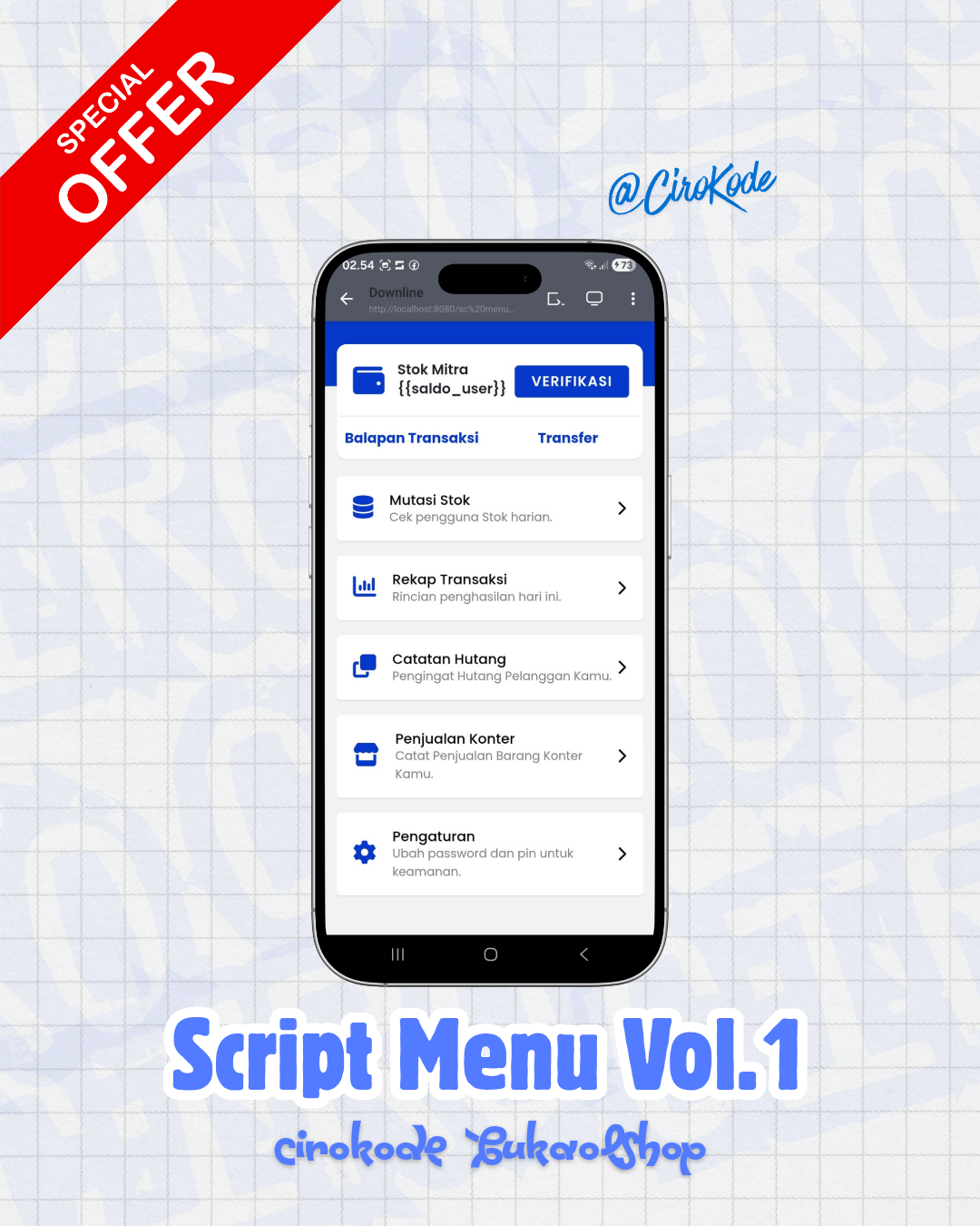 Script Menu Vol.1