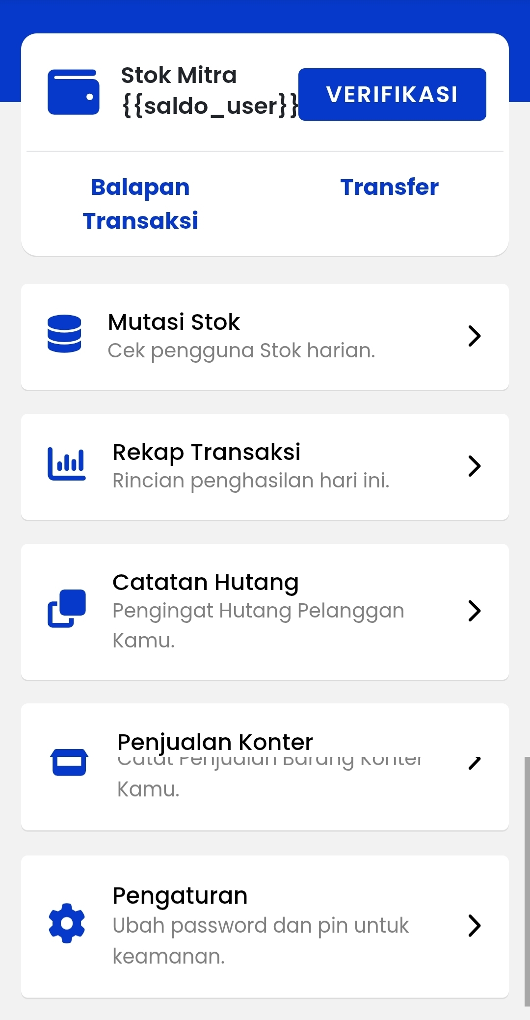 Script Menu (Tambahan)
